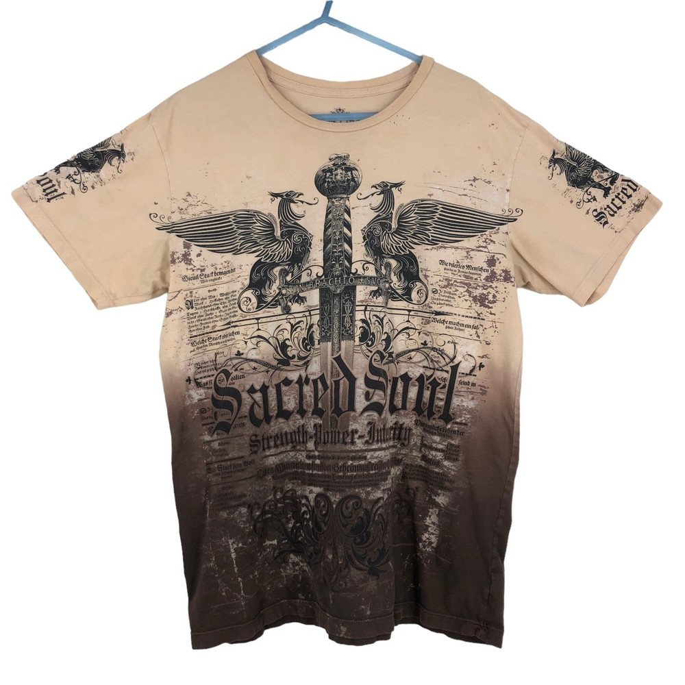 Sacred Soul Soft Graphic Tee SZ L